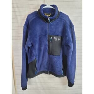 Mountain Hardwear Blue and Black Fleece Jacket